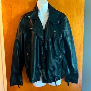 Faux Leather Jacket Size XL